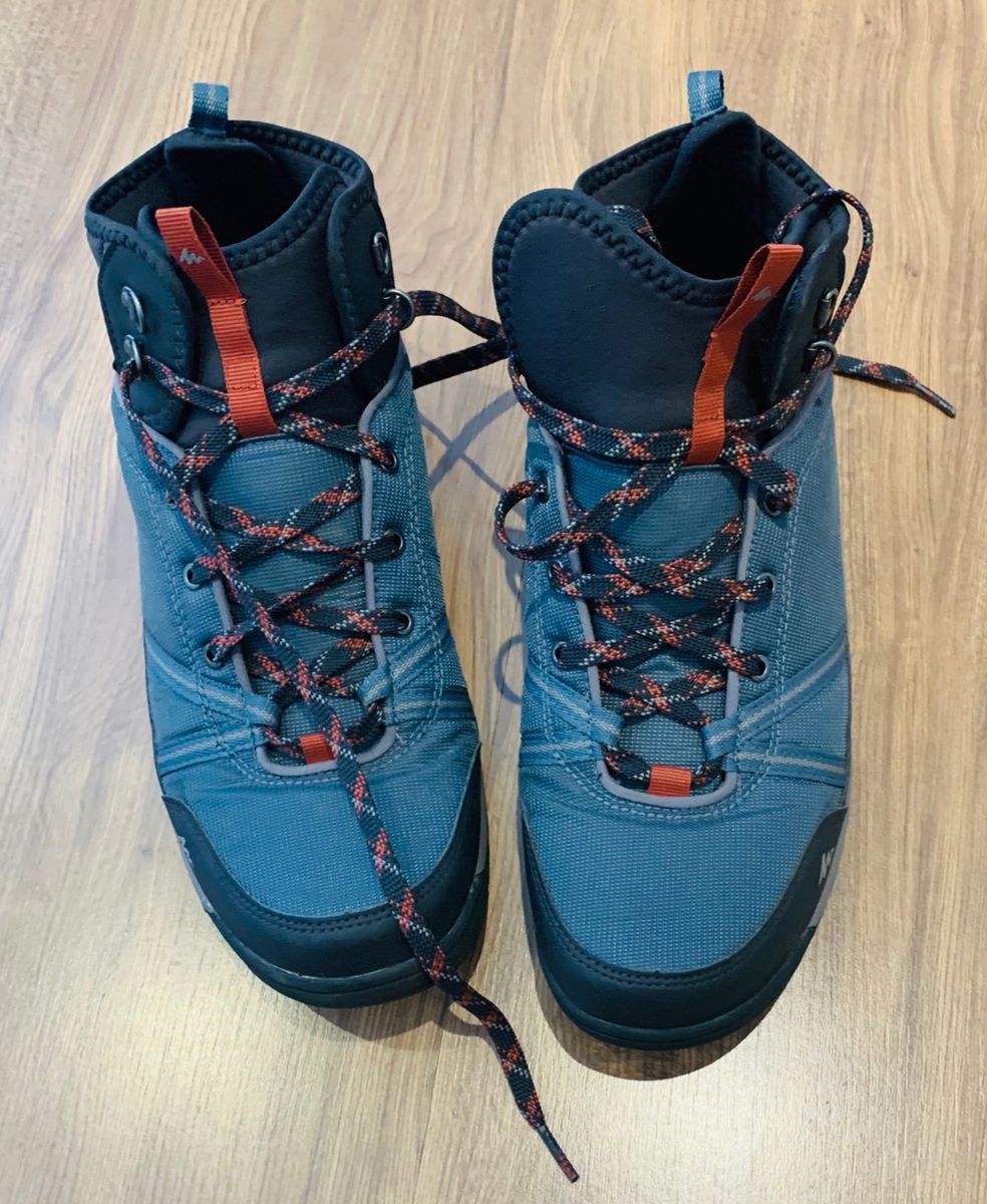 bota masculina de trilha impermeável mh500 mid