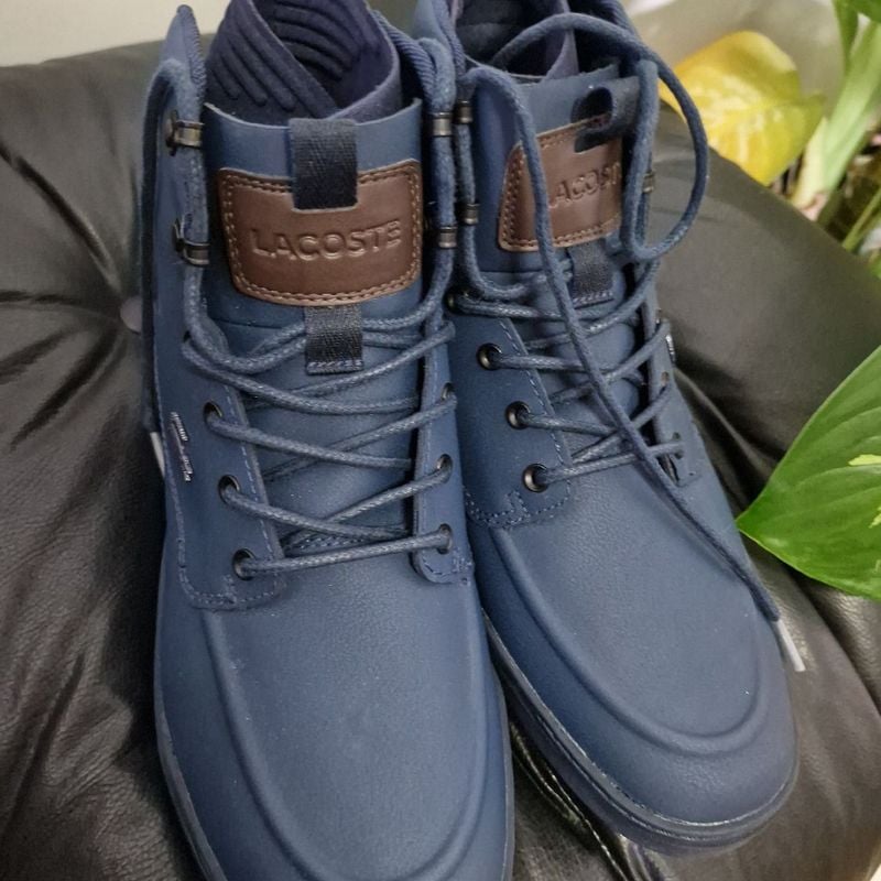 Lacoste Botinha Bota Da Lacoste Tênis Masculino Tenis Feminino