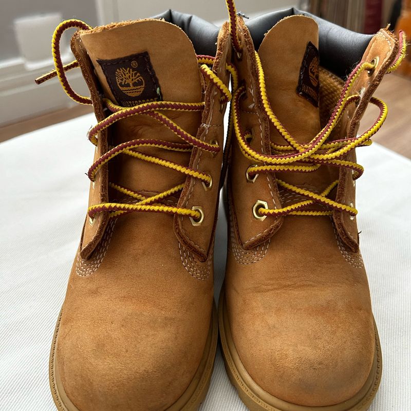 Timberland Usado Botinha Timberland Infantil Bota Infantil A Prova