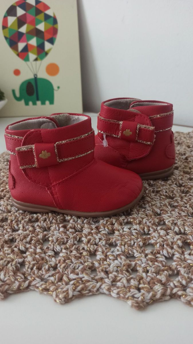 Bota infantil tamanho 18 fashion