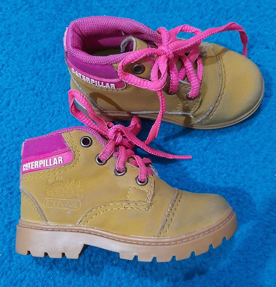 Bota Cat Usa, Calçado Infantil para Bebê Caterpillar Usado 84396459