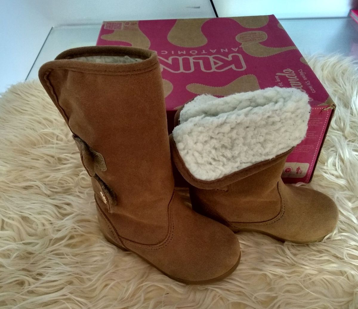 bota infantil feminina klin