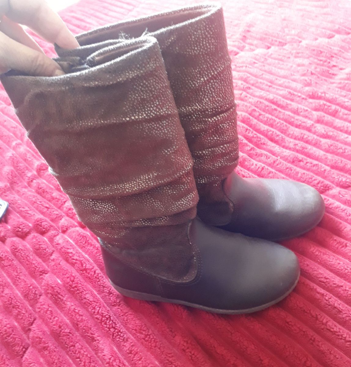 bota infantil pampili marrom