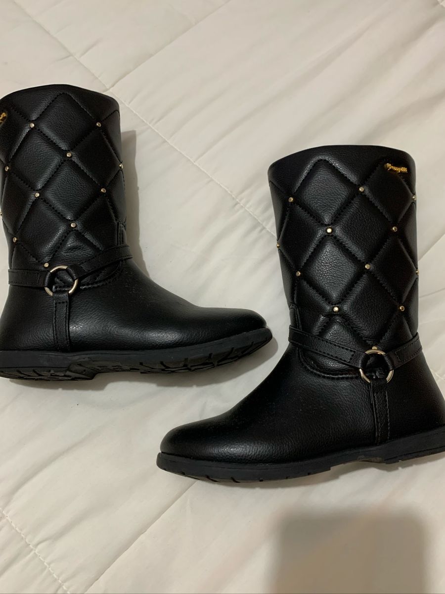bota infantil tamanho 28