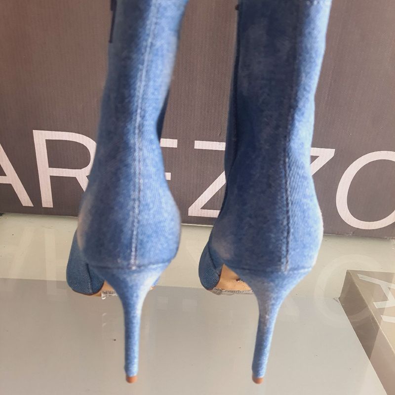 Bota Jeans 36 Arezzo Nova Bota Feminina Arezzo Nunca Usado