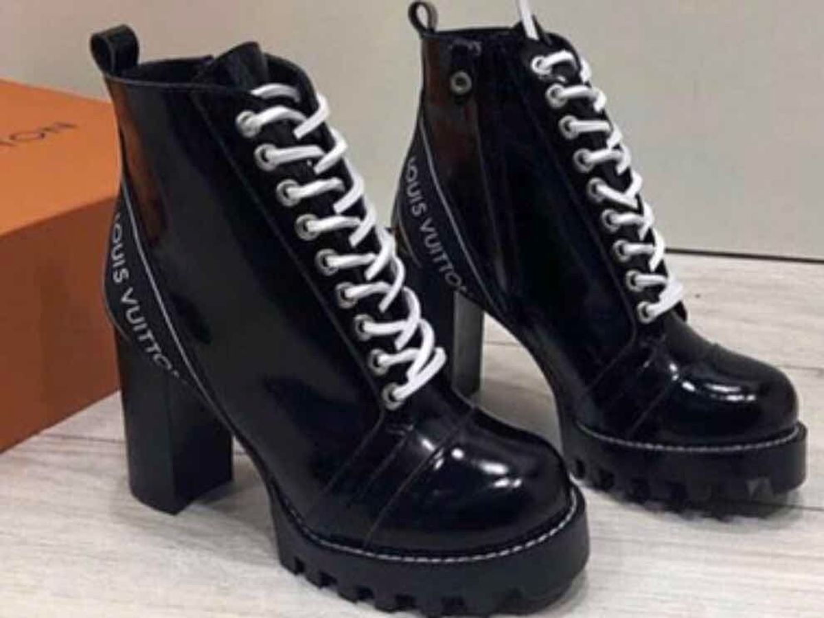 Coturno Louis Vuitton  Bota Feminina Louis-Vuitton Nunca Usado