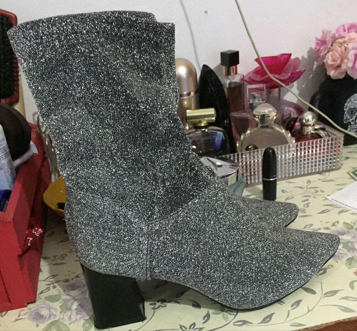 bota de lurex