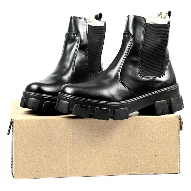 Bota coturno hot sale tratorada masculina