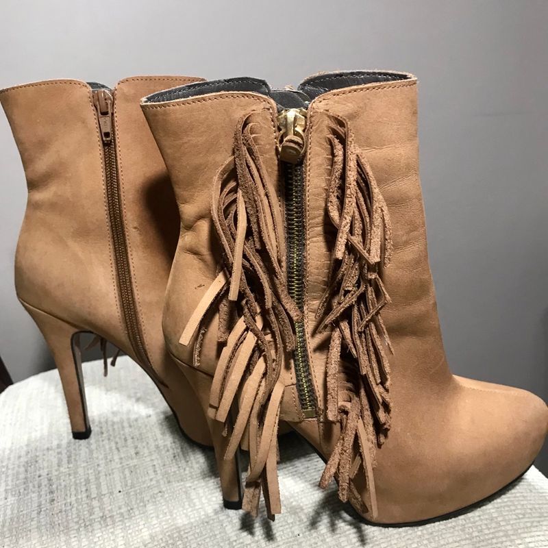 Bota clearance meia caramelo