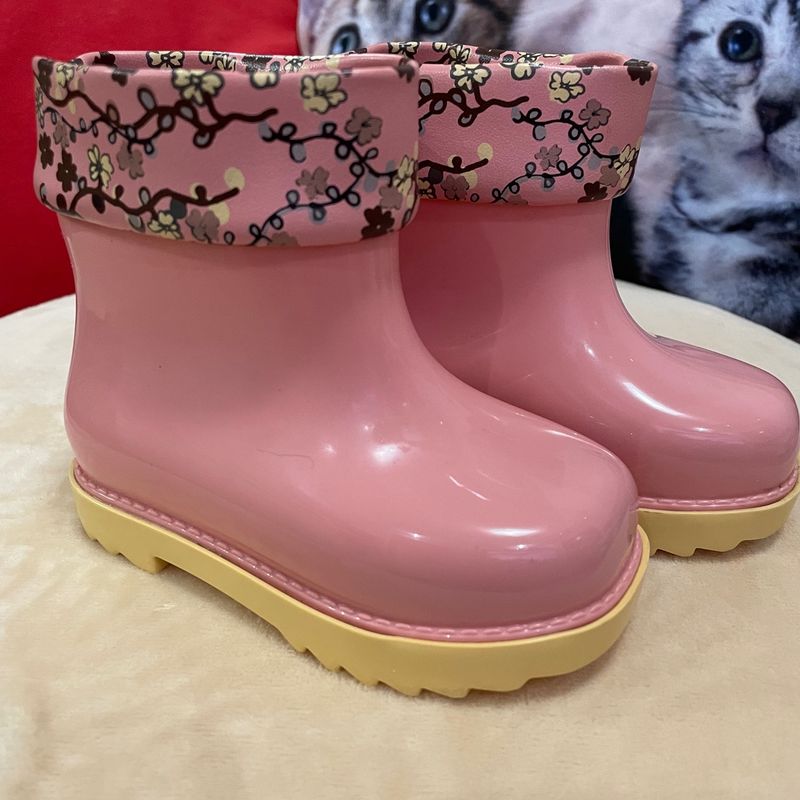 Bota da best sale melissa para criança