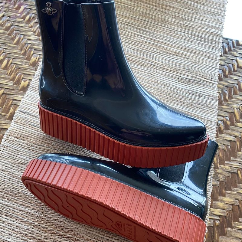 Melissa Chelsea Boot Botinha Melissa Marrom Bota Melissa Chelsea