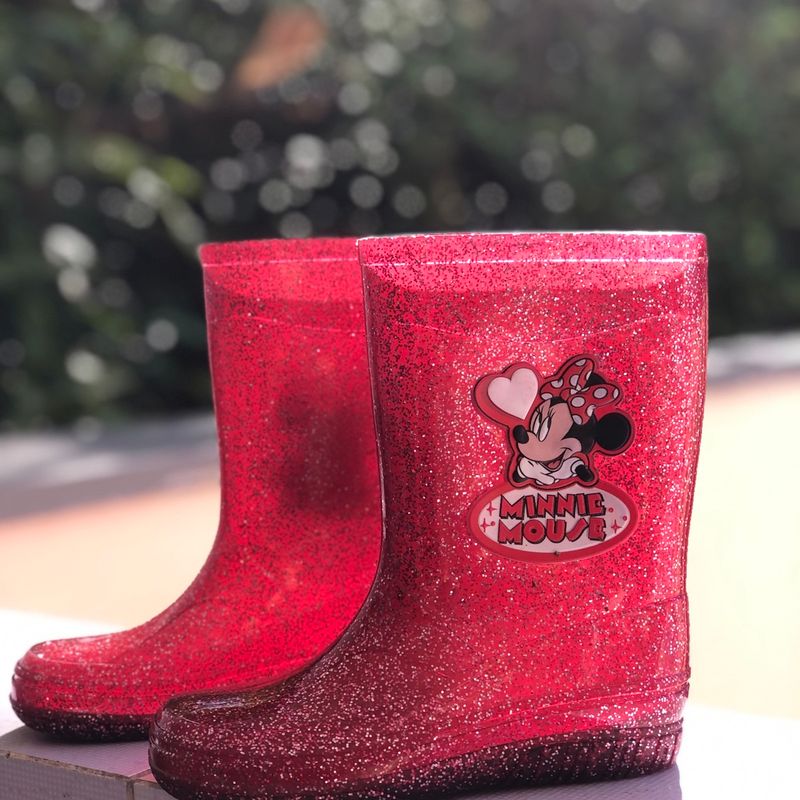 Bota best sale infantil minnie