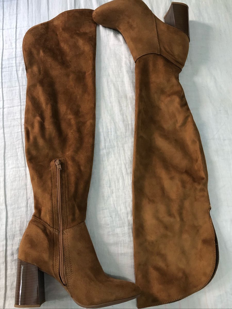 bota montaria feminina camurça