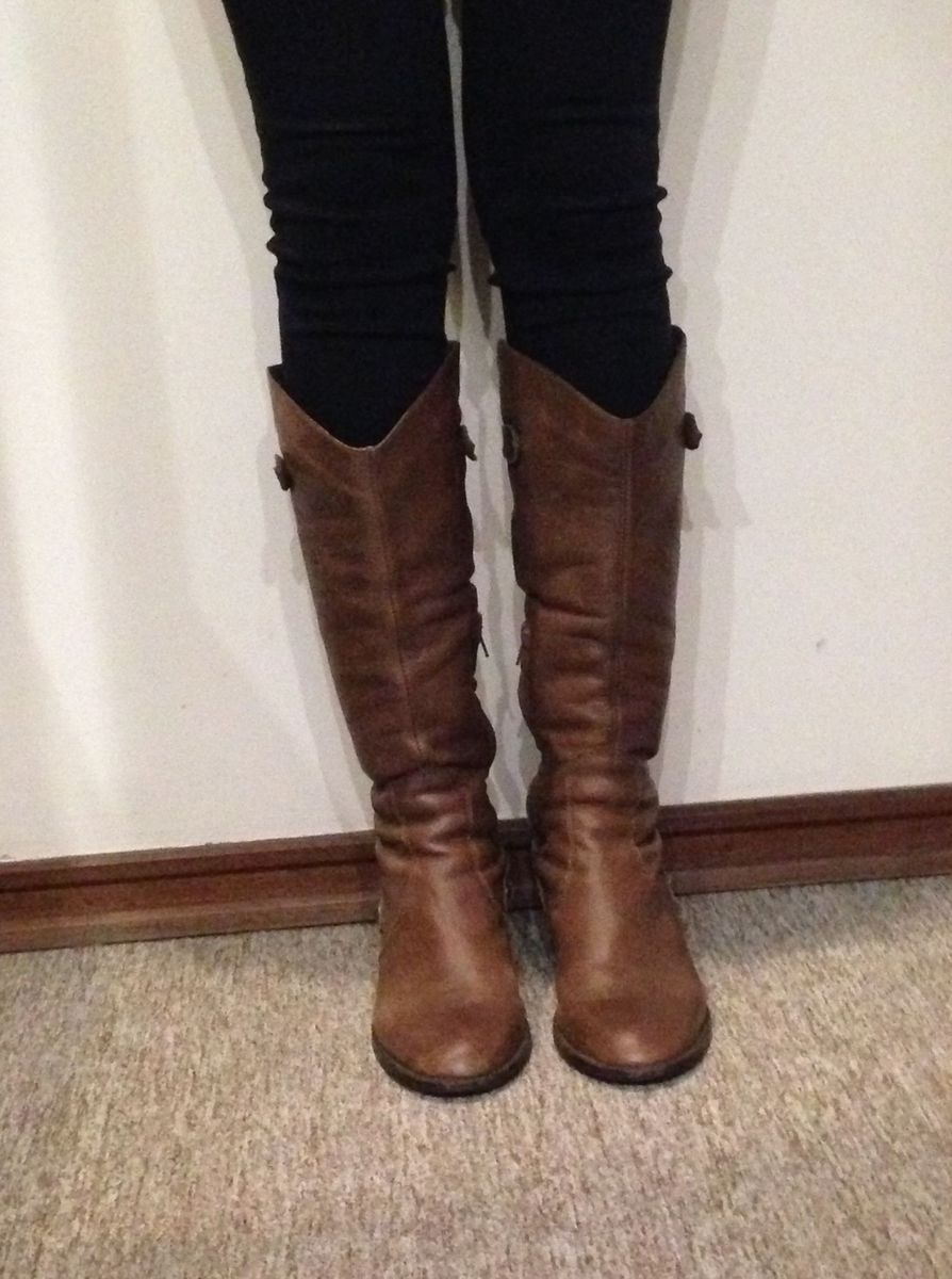 bota montaria marrom feminina