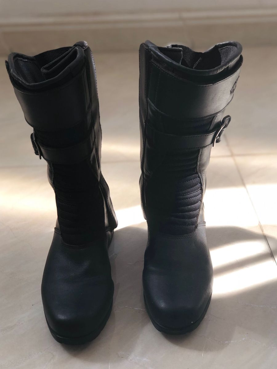 bota moto feminina
