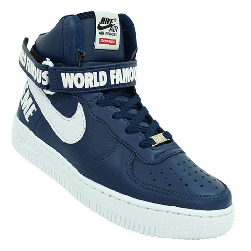 Bota nike air force 2025 1 supreme cano alto