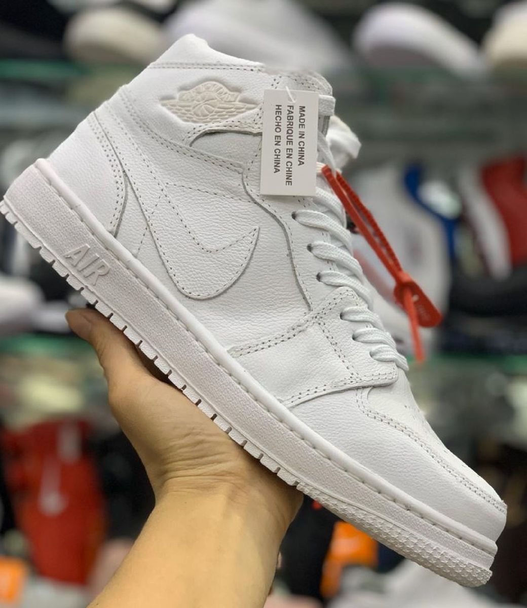 tenis nike bota branco