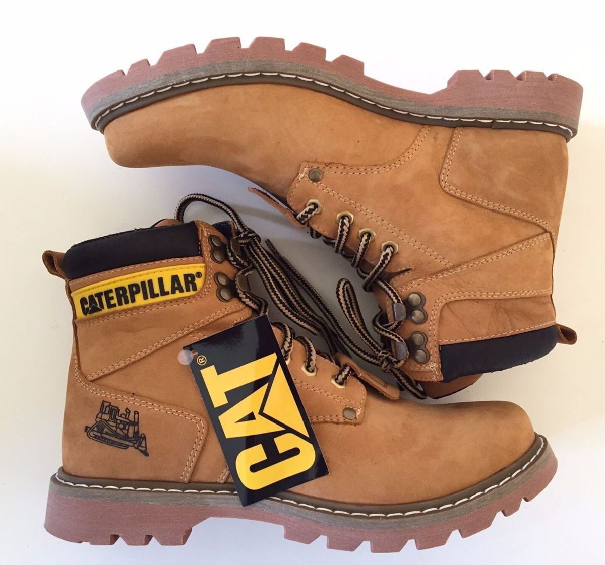 botas de trabalho cat