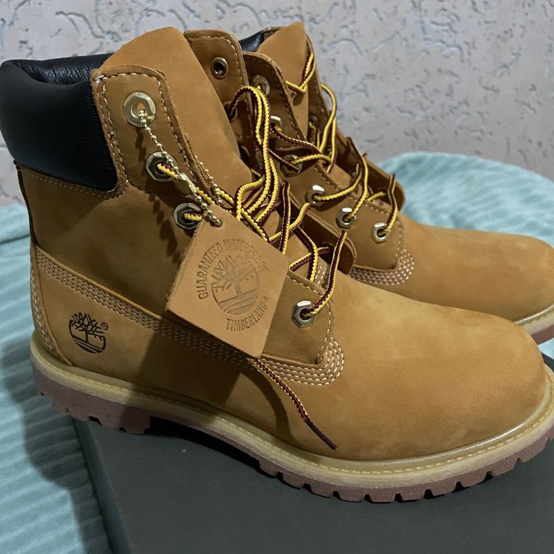 Bota Original Timberland Premium 6 inch a Prova D agua N 39 Yellow Boot Bota Masculina Timberland Usado 109174814 enjoei