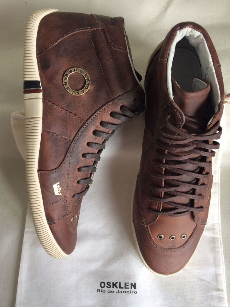 tenis osklen masculino marrom