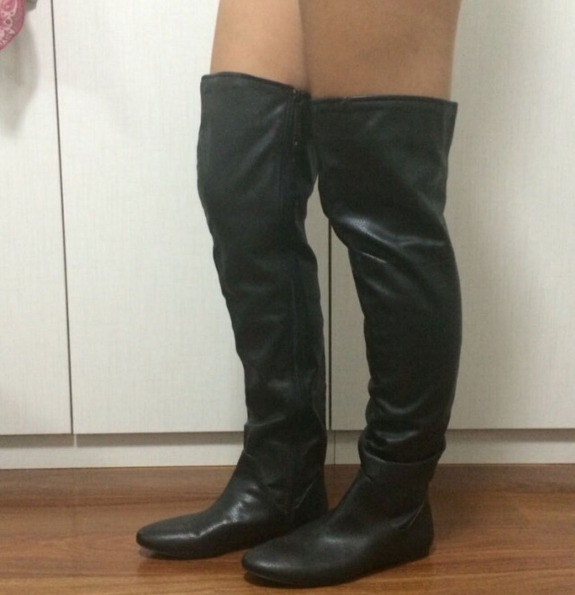 bota over the knee baixa