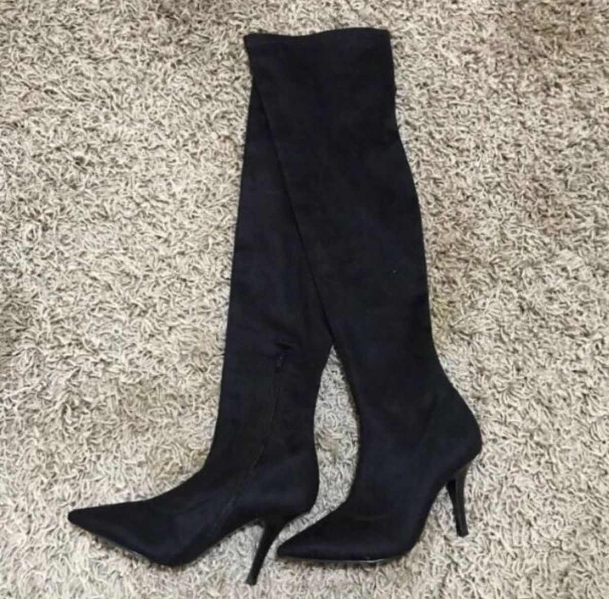 bota over knee arezzo