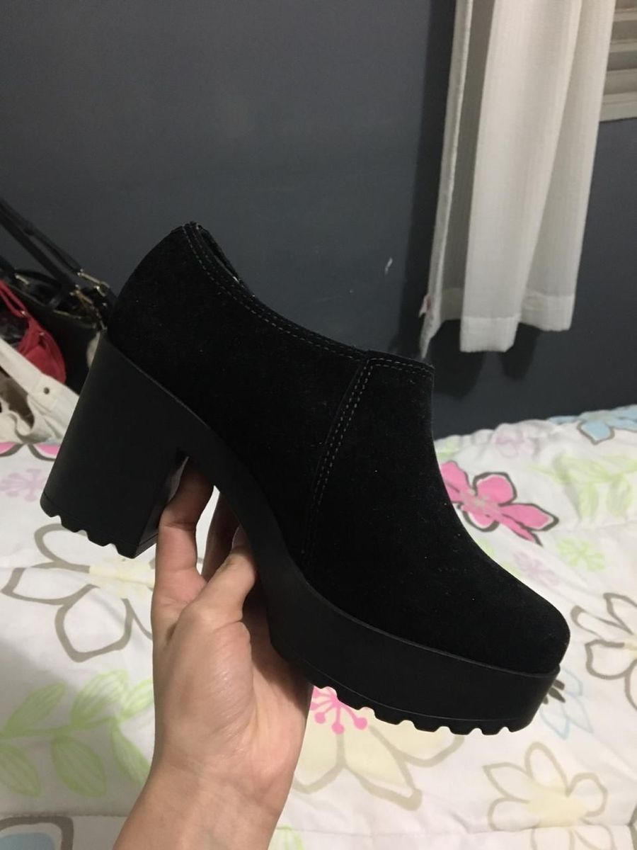 bota oxford feminina