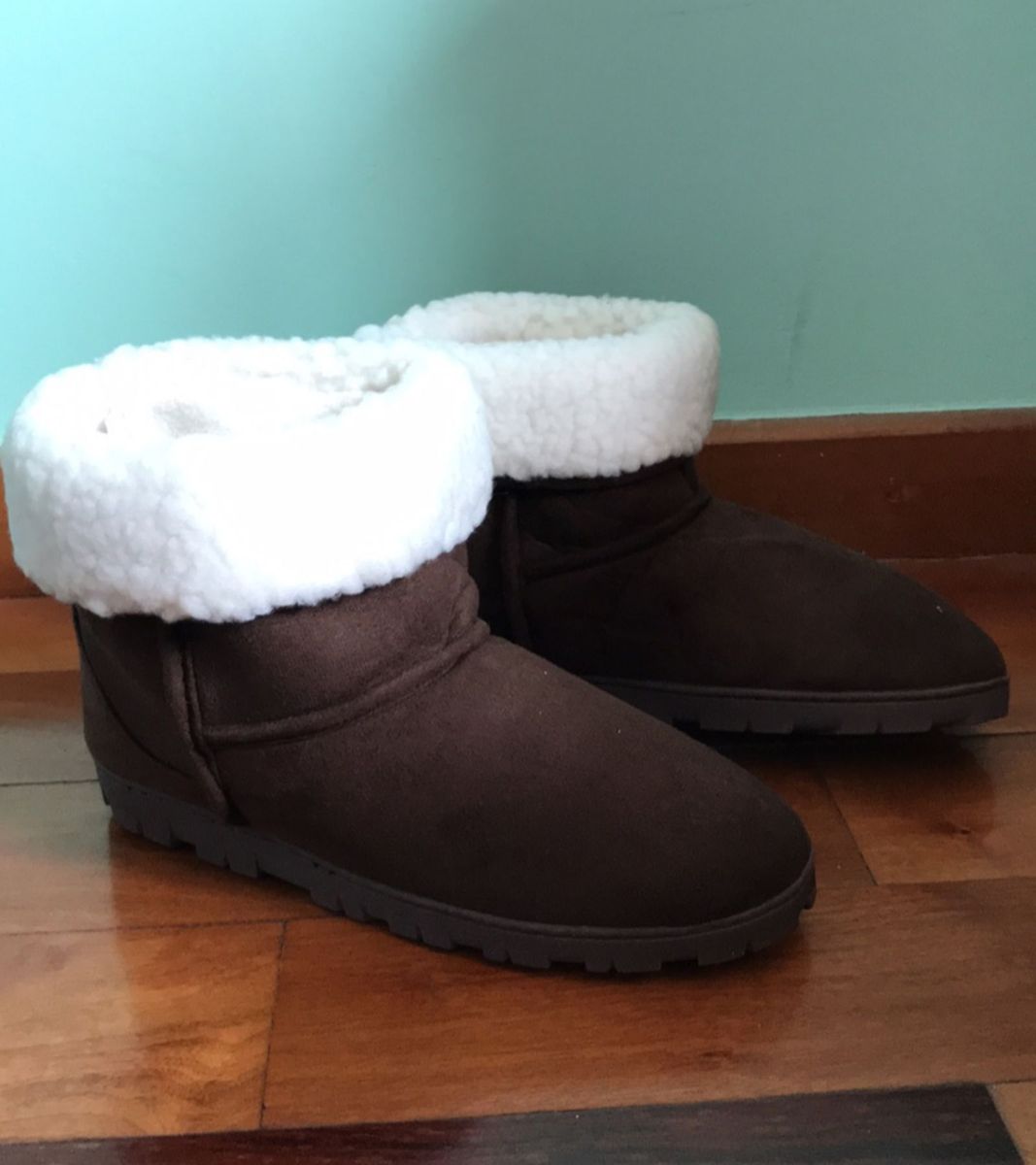 botas femininas com pelo de carneiro