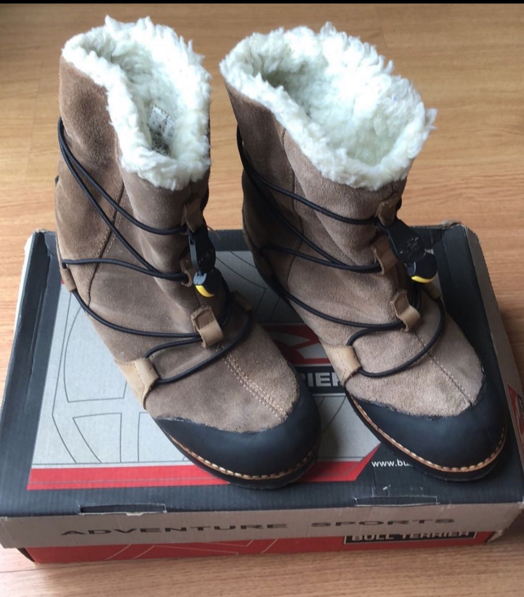 bota bull terrier para neve