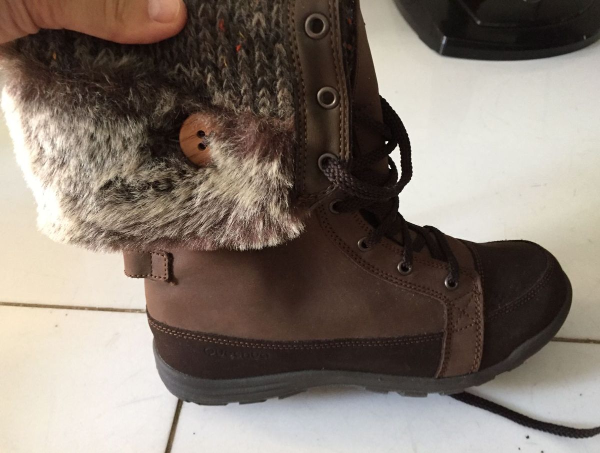 bota neve feminina decathlon