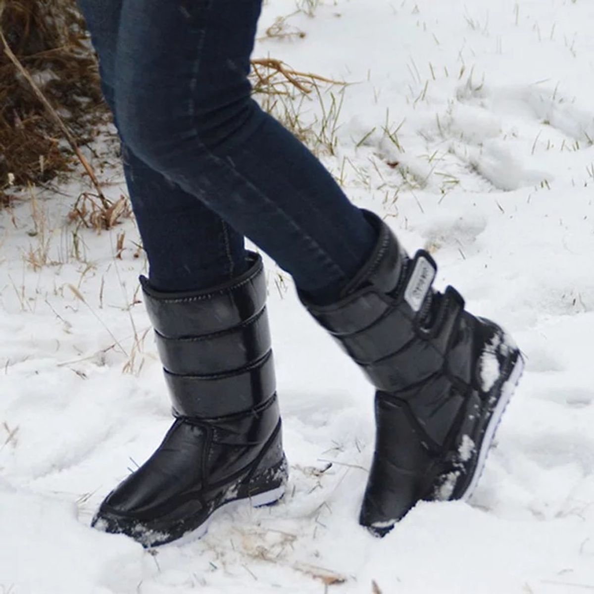 bota para neve feminina usada
