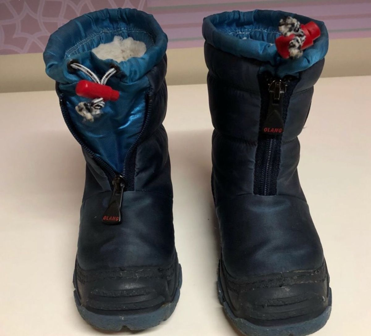 bota infantil neve