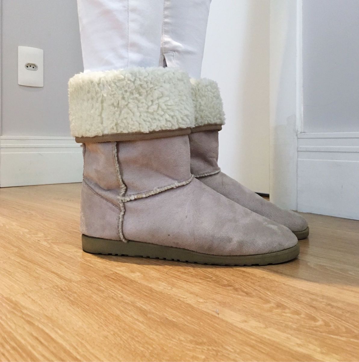 bota peluda por dentro