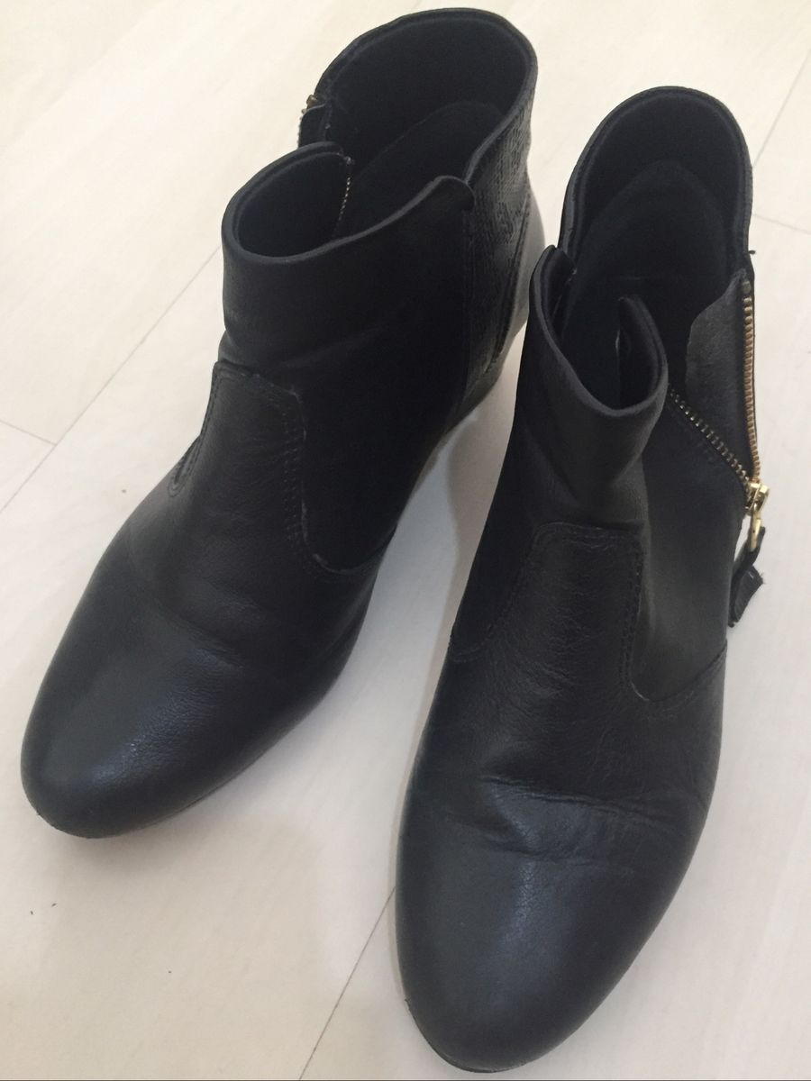 bota cano curto feminina passarela