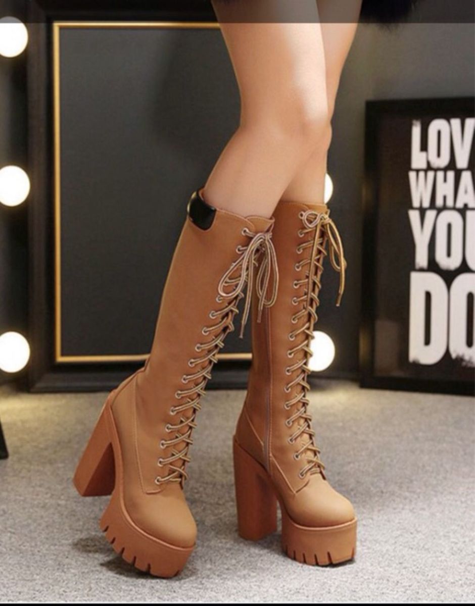 bota tratorada cano alto