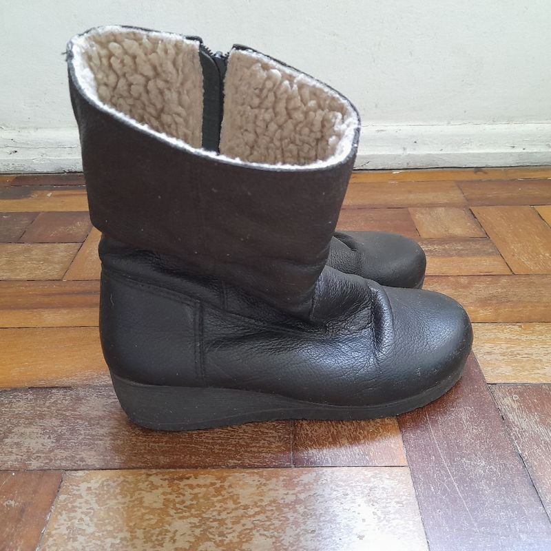 Bota feminina best sale com la dentro