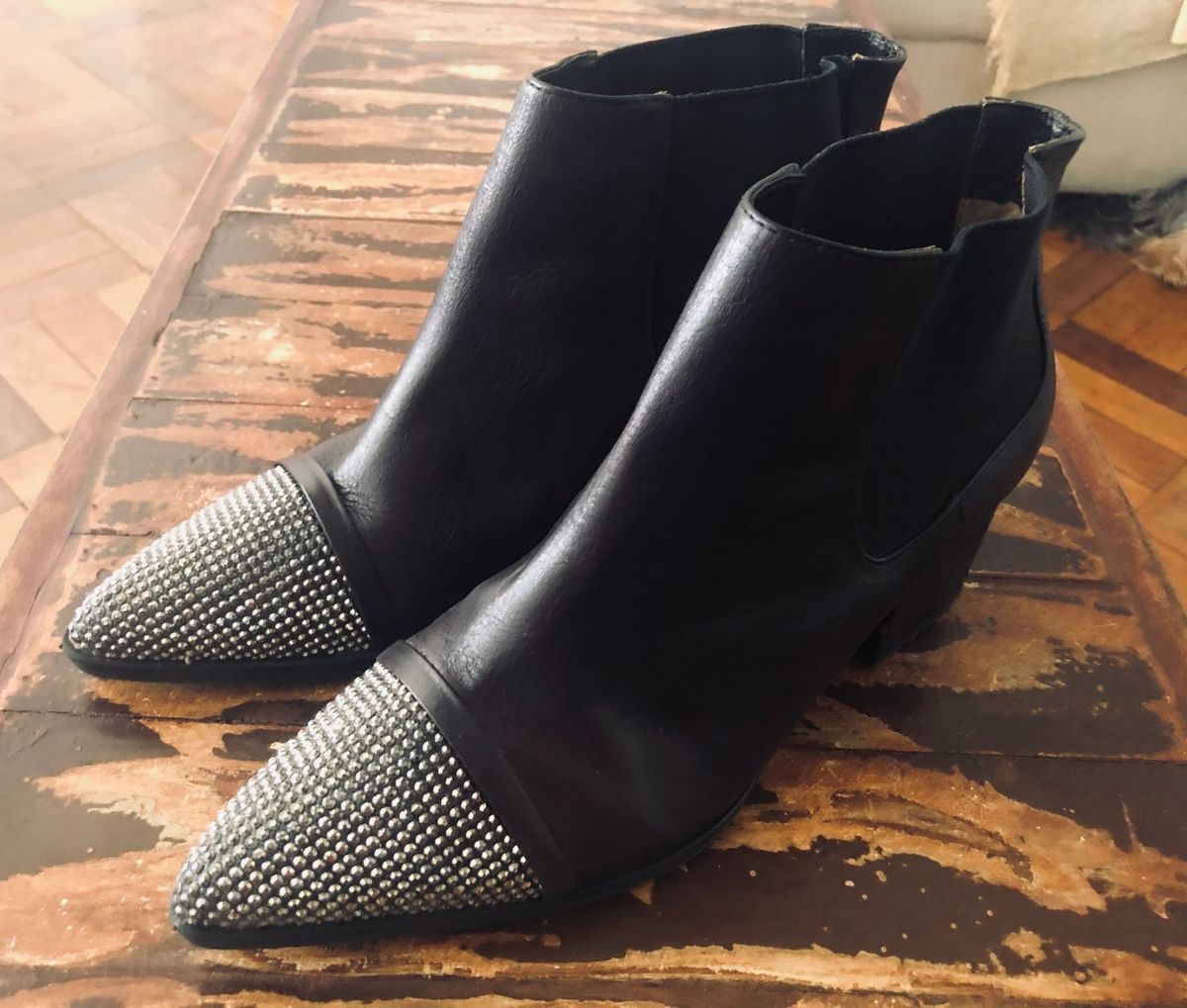 bota cano curto enjoei