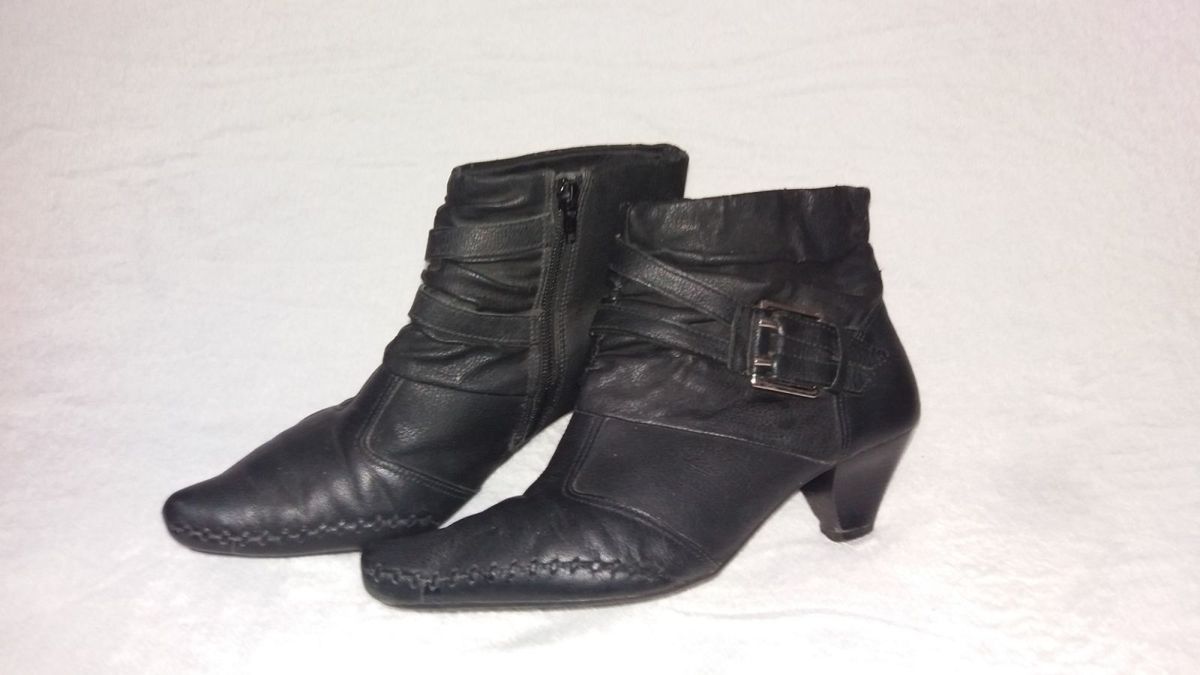 bota cano curto total confort