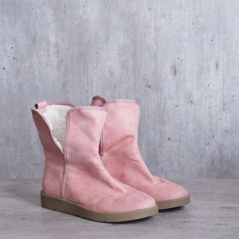 Bota Rosa Claro Arezzo Bota Feminina Arezzo Nunca Usado 82289541 - Main Image