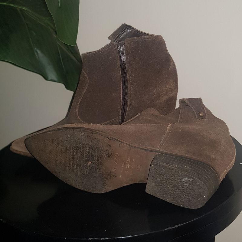 Bota Salto Interno Bota Feminina Arezzo Usado 58402564 enjoei