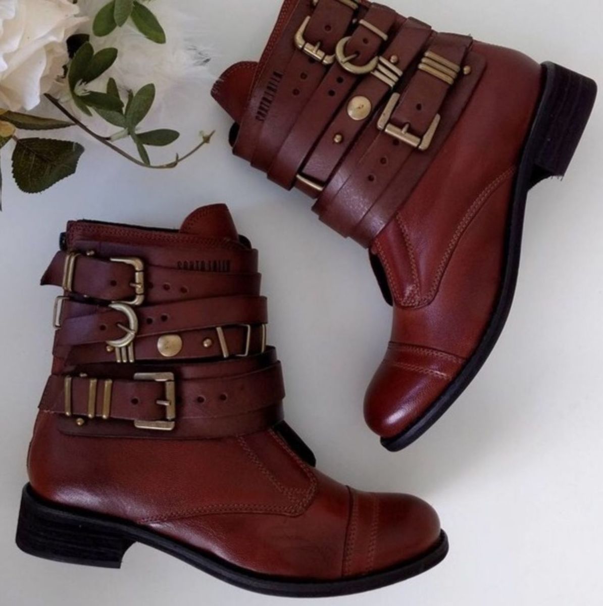 bota santa lolla caramelo