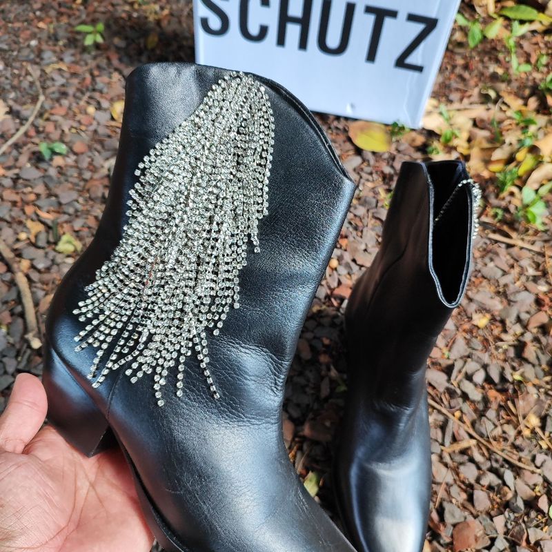 Bota schutz sale com pedraria