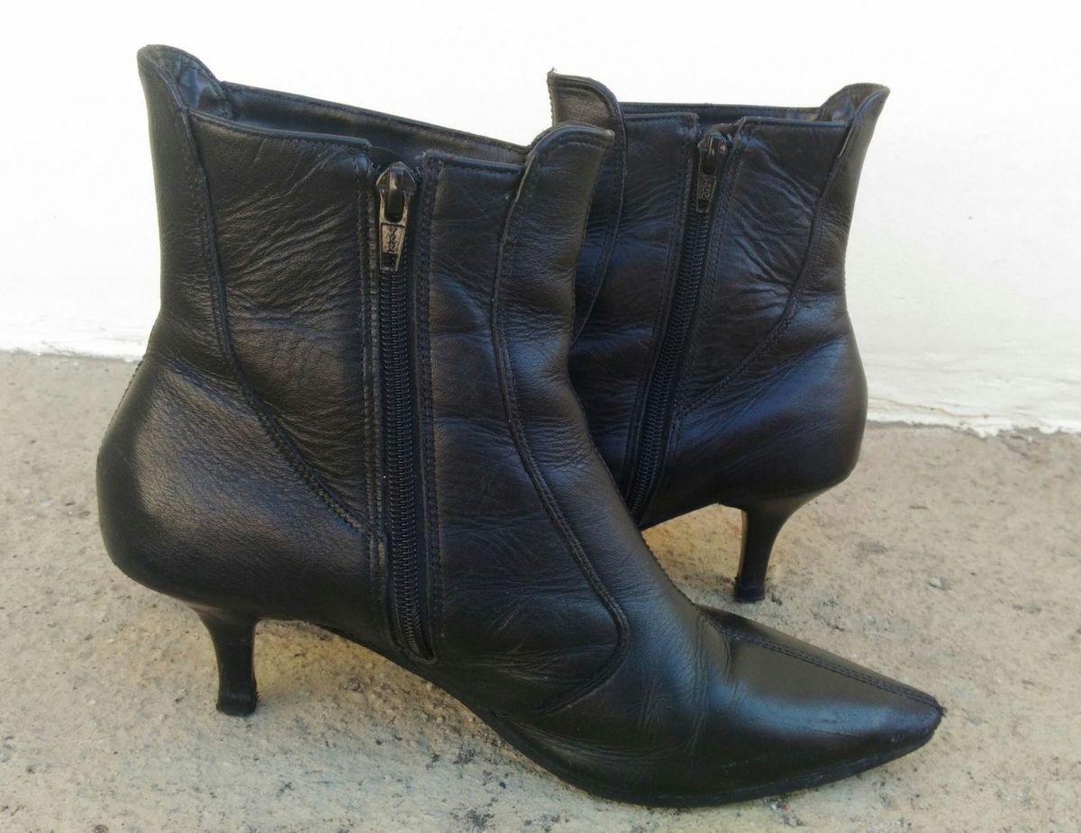 bota social feminina cano curto