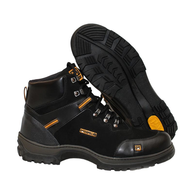 Bota Caterpillar Masculino Tênis Couro Ecológico Promoção Imperdível dia  dos pais - Escorrega o Preço