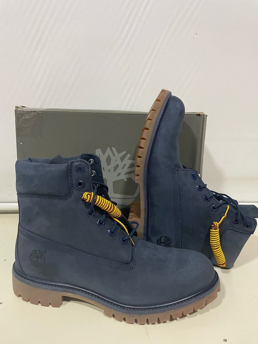 Dark deals blue timberland