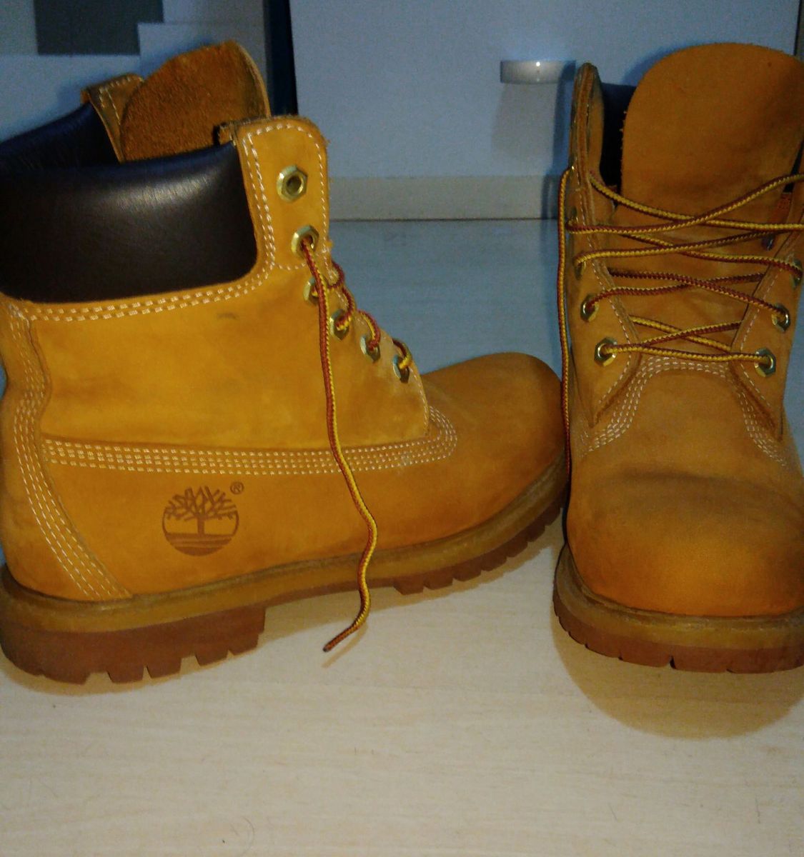 bota timberland amarela feminina