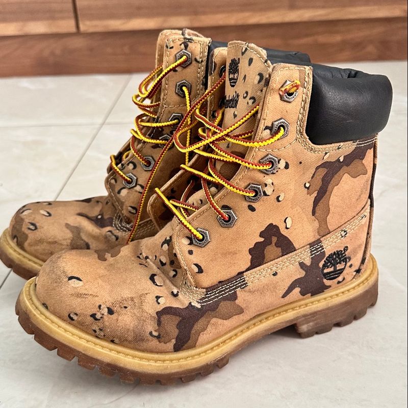 Bota Timberland Camuflada Bota Feminina Timberland Usado