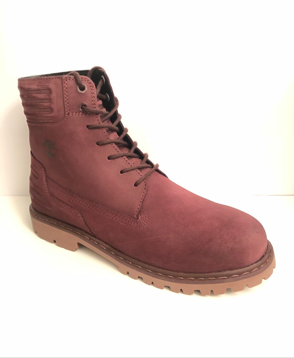 bota couro timberland factory 73 marrom