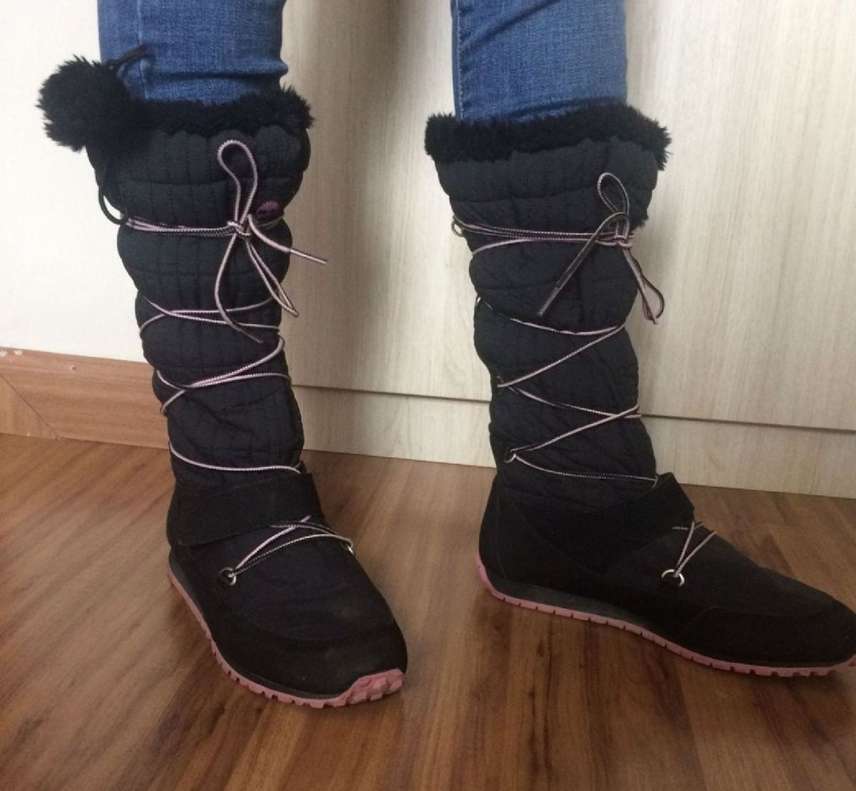 bota timberland feminina neve