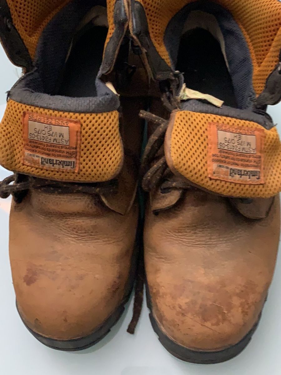 timberland biqueira de aço